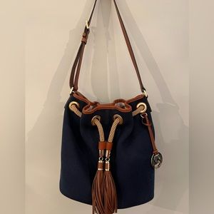 Michael Kors Marina Large Drawstring Canvas bag